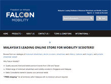Tablet Screenshot of falconmobility.my